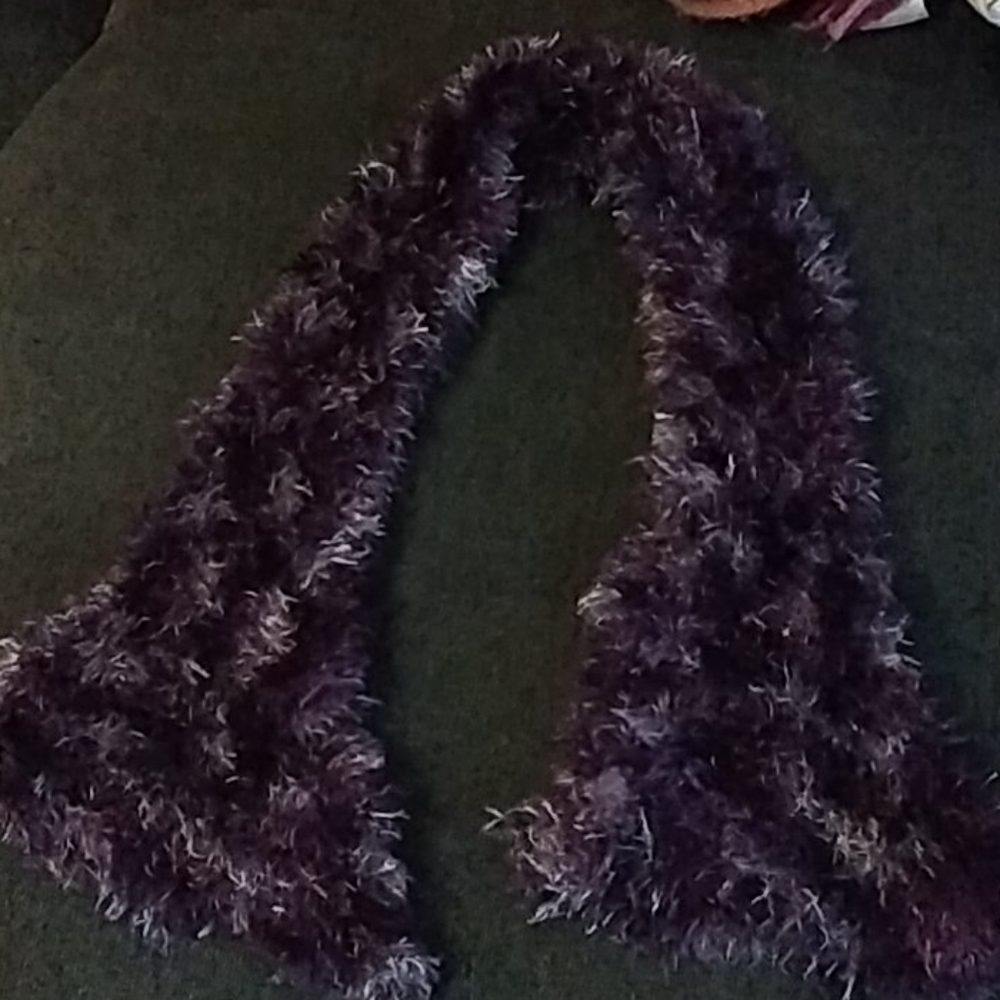 Purple scarf